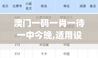 澳门一码一肖一待一中今晚,适用设计策略_高级版22.378-2
