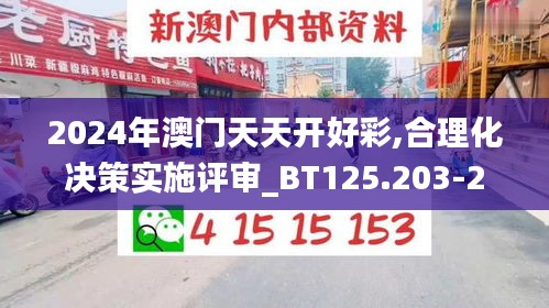 2024年澳门天天开好彩,合理化决策实施评审_BT125.203-2