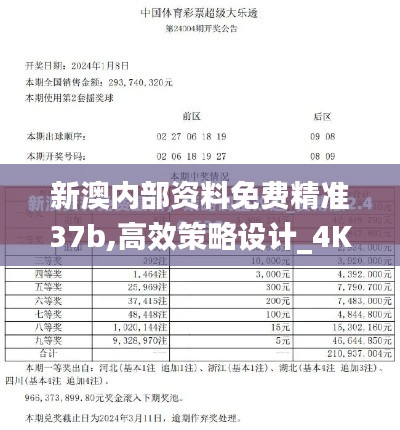 新澳内部资料免费精准37b,高效策略设计_4K版27.518-5