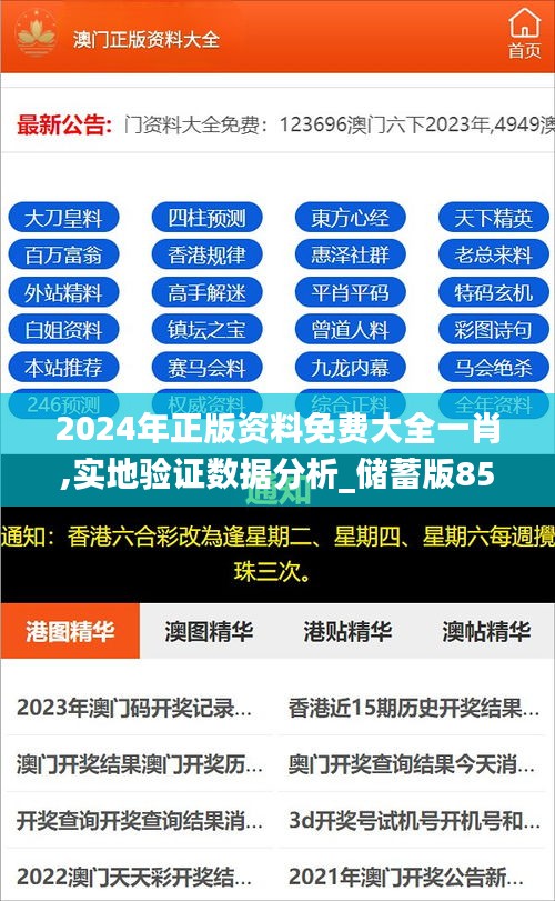 2024年正版资料免费大全一肖,实地验证数据分析_储蓄版85.602-3