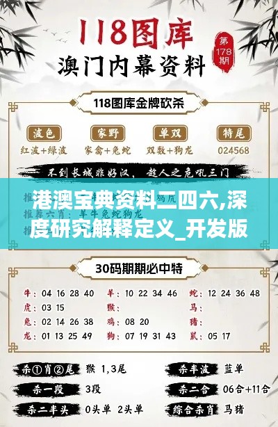 港澳宝典资料二四六,深度研究解释定义_开发版11.765-4