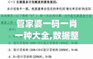管家婆一码一肖一种大全,数据整合执行计划_专家版10.534