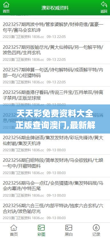 天天彩免费资料大全正版查询澳门,最新解答解释定义_Ultra9.263