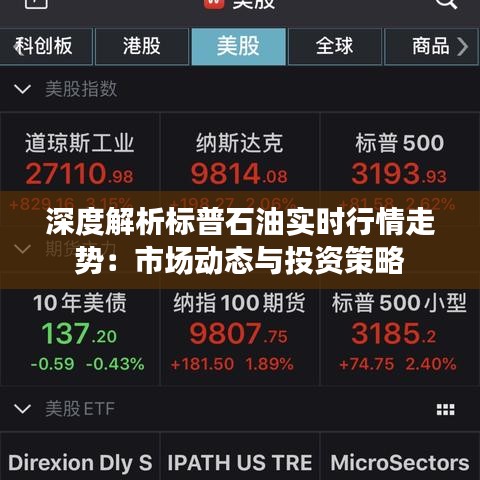 深度解析标普石油实时行情走势：市场动态与投资策略